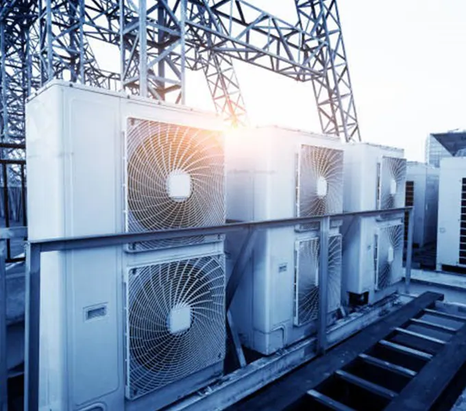 Rooftop condenser units